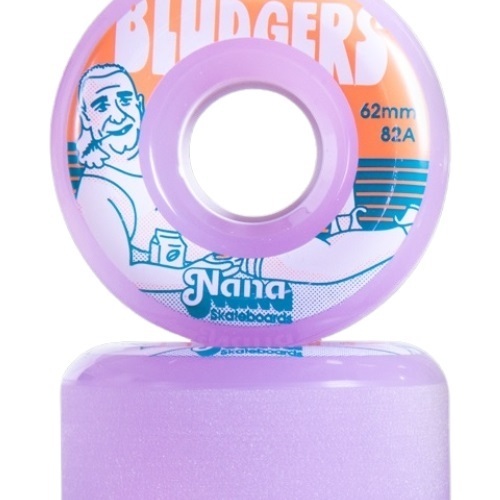 Nana Bludgers Lavender Rinse 82A 69mm Skateboard Wheels