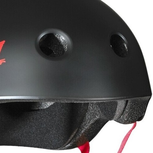 S1 S-One Lifer Certified Pink Strap Black Matte Helmet