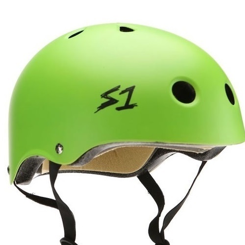 S1 S-One Lifer Certified Bright Green Matte Helmet