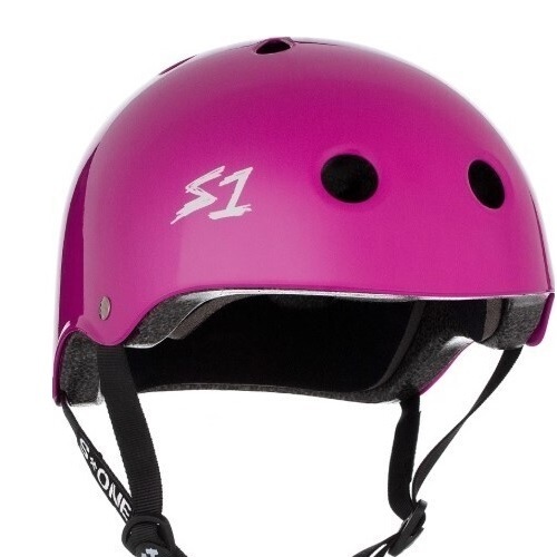 S1 S-One Lifer Certified Bright Purple Gloss Helmet