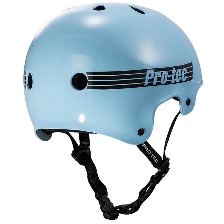Protec Old School Skate Gloss Baby Blue Helmet