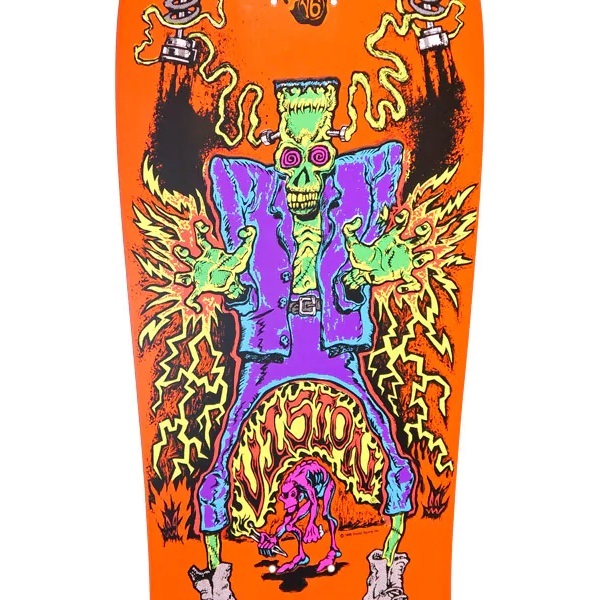 Vision Groholski Frankenstein Orange Skateboard Deck