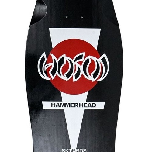 Hosoi OG Hammerhead Reissue Black Skateboard Deck