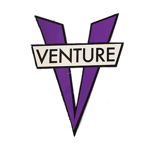 Venture Truck Bar Die Cut Medium x 1 Skateboard Sticker