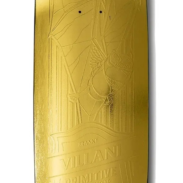 Primitive Bat Villani Gold 9.125 Skateboard Deck