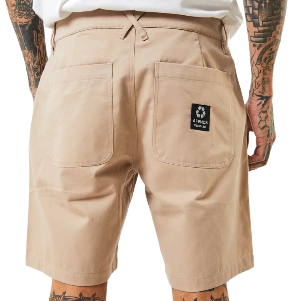 Afends Ninety Twos Recycled Chino Bone Shorts