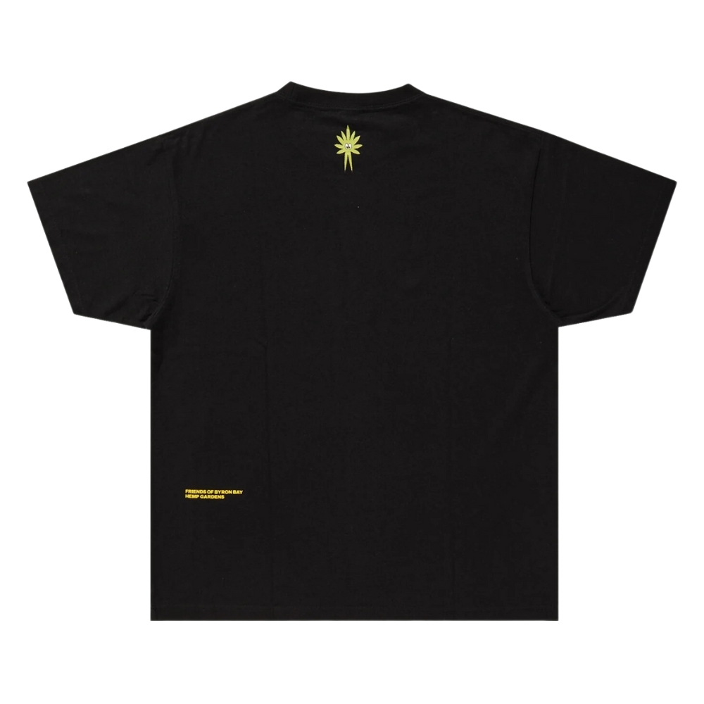 Afends Programmed Hemp Boxy Graphic Black T-Shirt