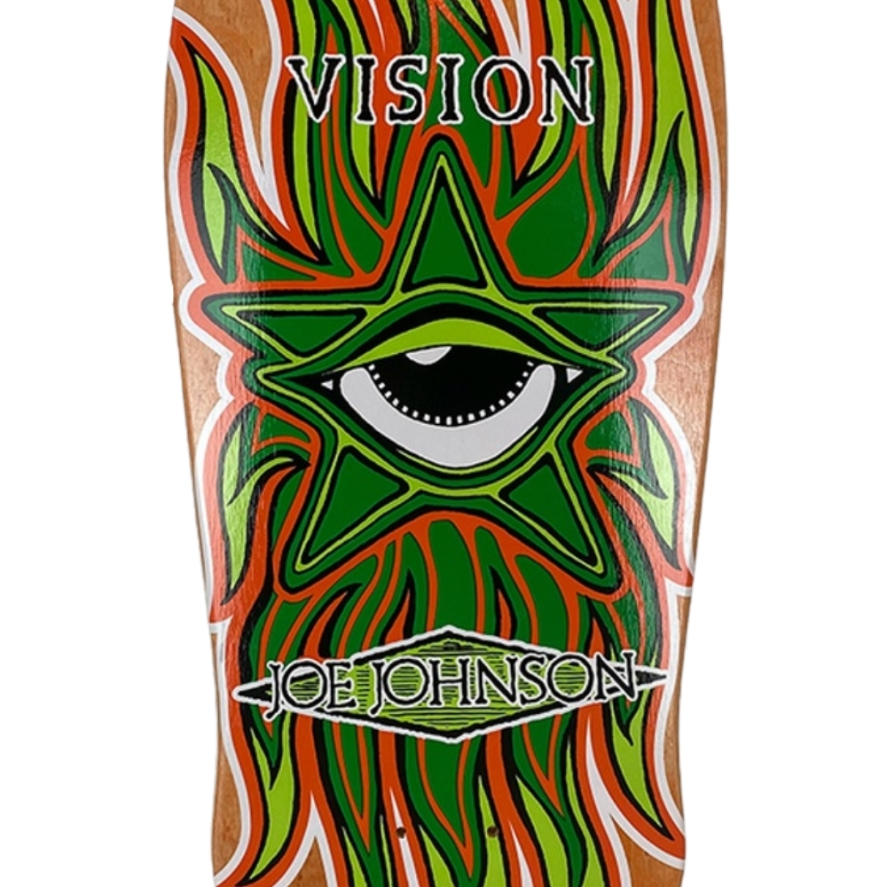 Vision Joe Johnson Star Eyed Orange Skateboard Deck