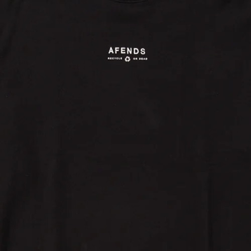 Afends Calico Recycled Black Crew Jumper