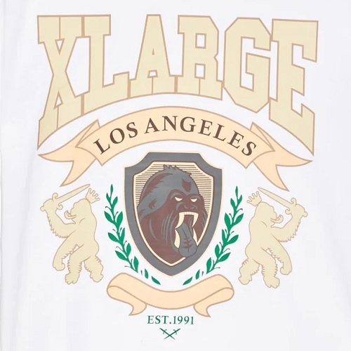 XLarge Emblem Logo White T-Shirt
