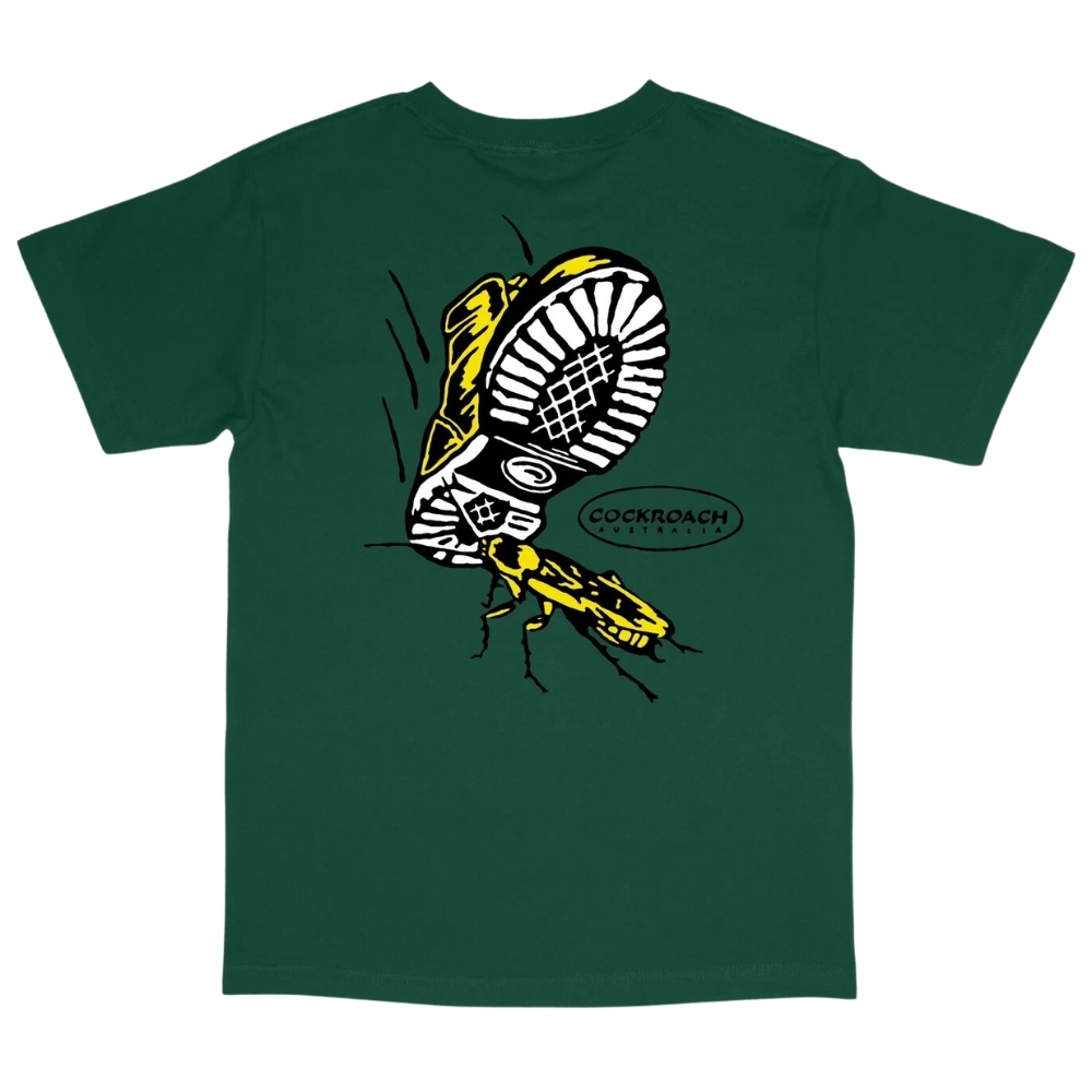 Cockroach Mascot Green T-Shirt