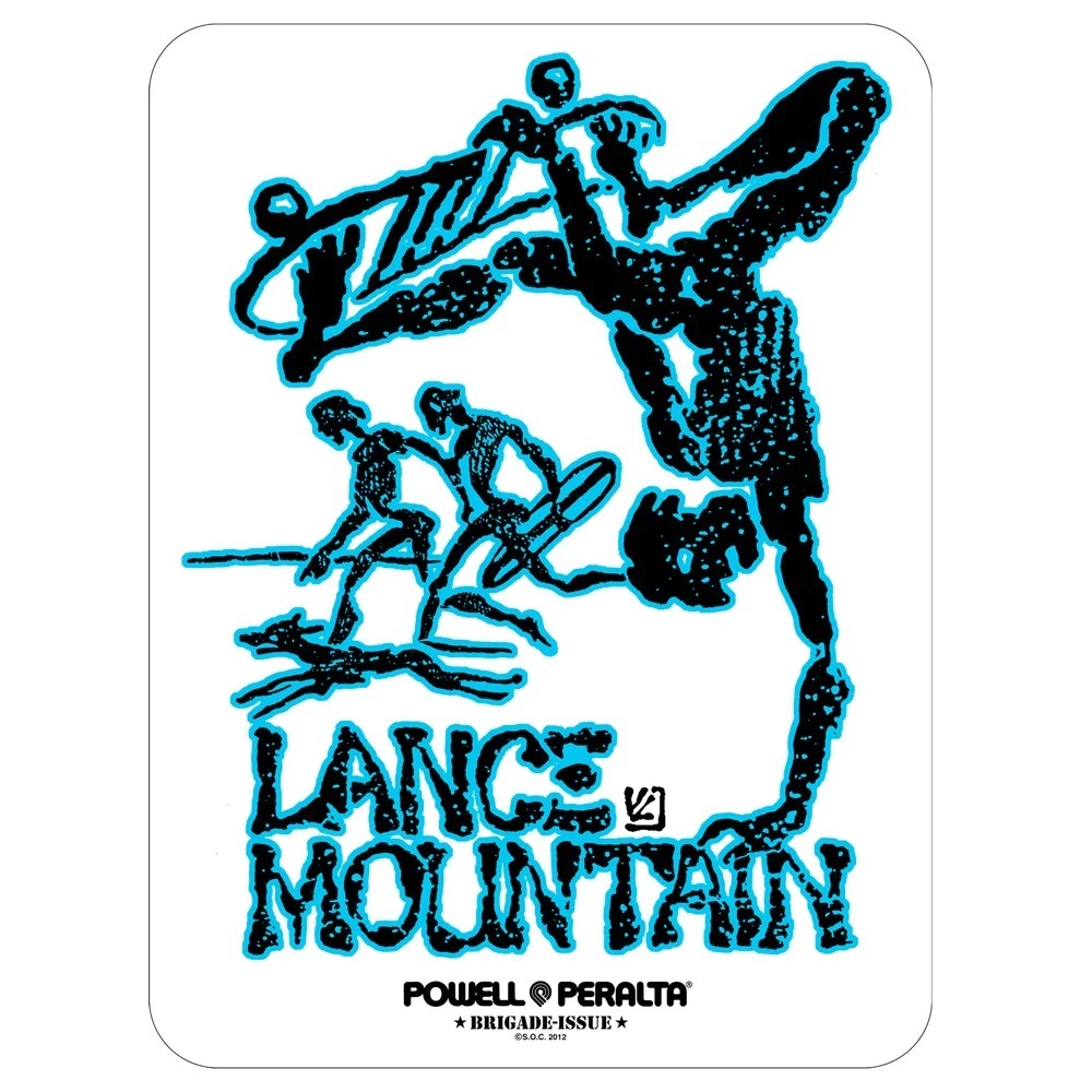 Powell Peralta Bones Brigade Mountain Future Primitive Skateboard Sticker
