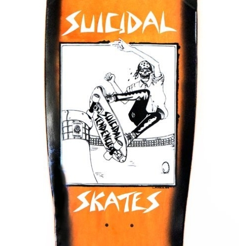 Dogtown Suicidal Skates Pool Skater Reissue Orange 10.125 Skateboard Deck