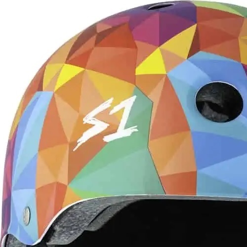 S1 S-One Lifer Certified Kaleidoscope Matte Helmet