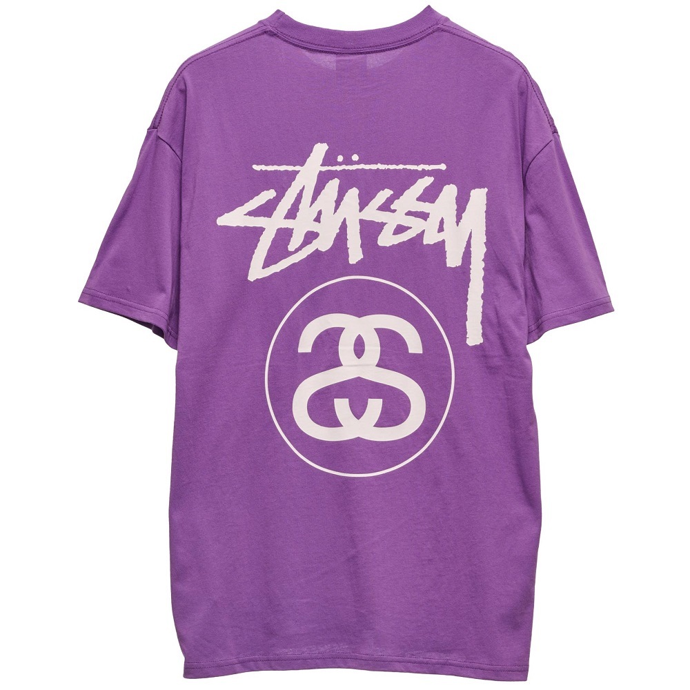 Stussy Solid Stock Link Bright Violet T-Shirt