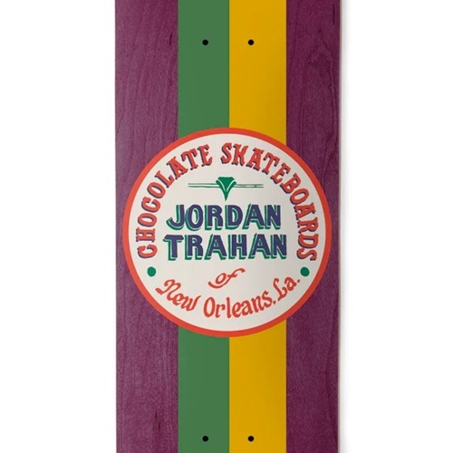 Chocolate Nola Drum Head WR44 D1 Jordan Trahan 8.25 Skateboard Deck