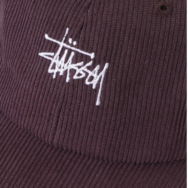 Stussy Graffiti Low Pro Aubergine Cord Hat