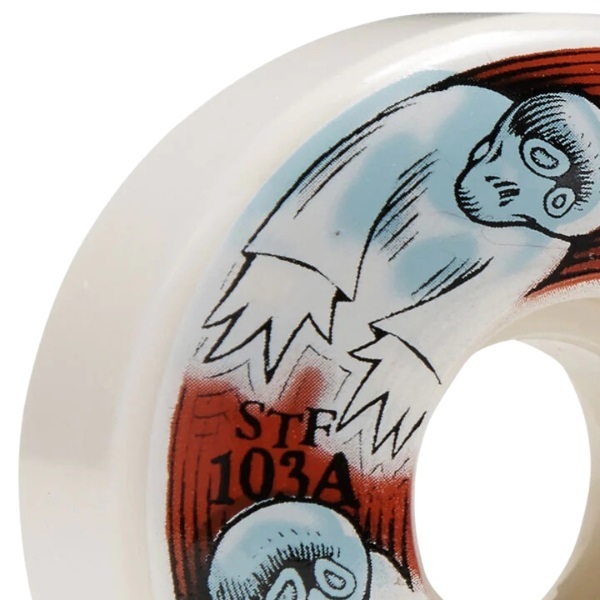Bones Rogers Whirling Specters STF V3 Slims 103A 54mm Skateboard Wheels