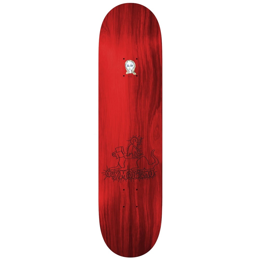 April Guy Mariano Red 8.5 Skateboard Deck
