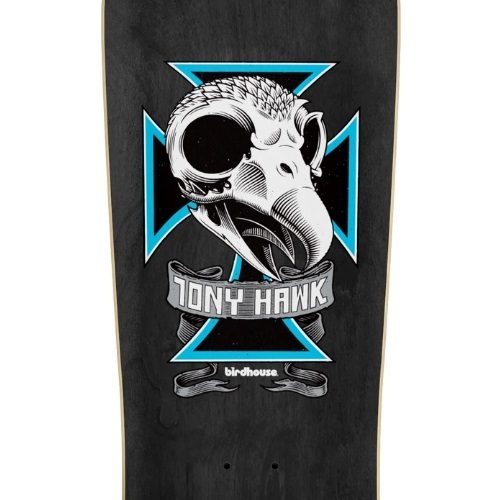 Birdhouse Old School Skull 2 Hawk 9.75 Skateboard Deck