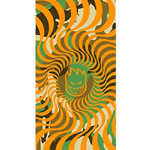 Spitfire Classic Swirl Camo Orange 9 x 33 Skateboard Grip Tape Sheet