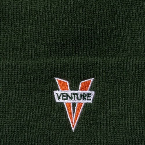 Venture Truck Co Heritage Cuff Dark Green Beanie