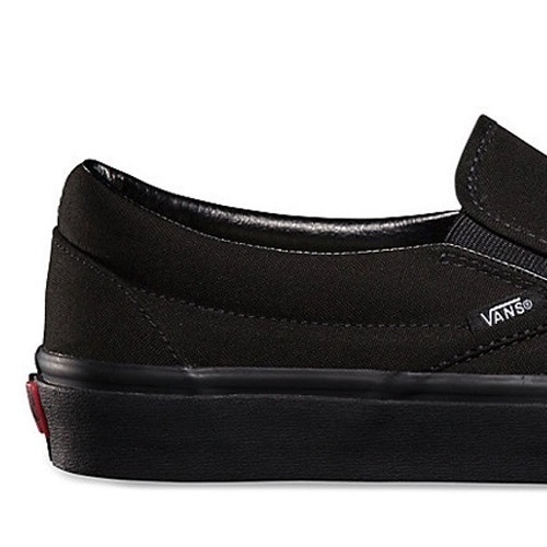 Vans Classic Slip On Black Black Shoes