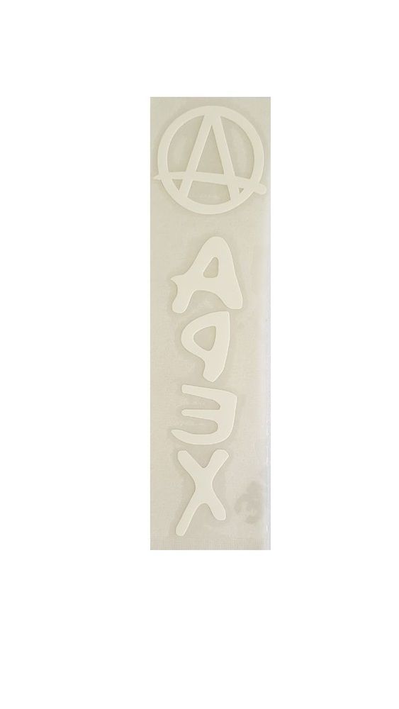 Apex Bar Sticker White