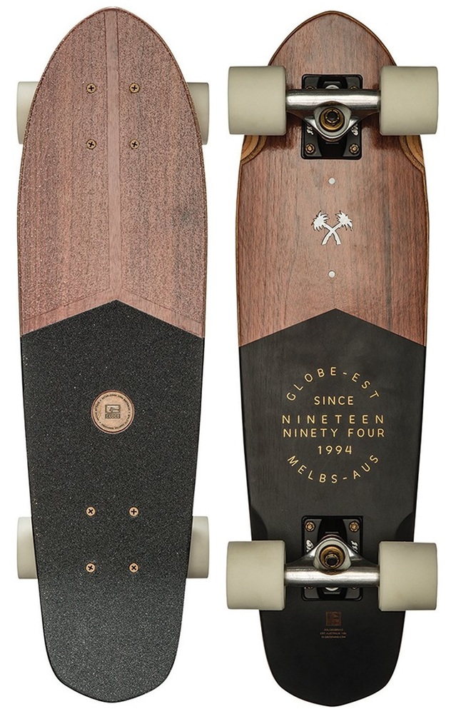 Globe Cruiser Skateboard Complete Blazer Walnut