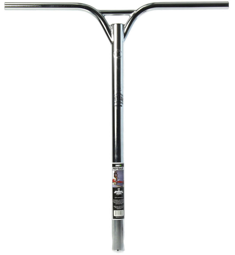 Lucky Scooter Bars Pry Drc Oversized SCS Chrome