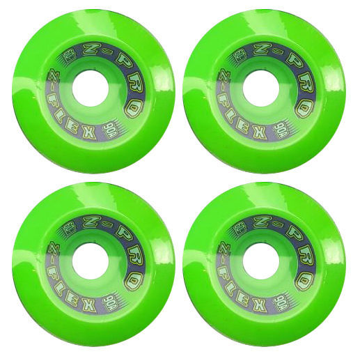 ZFlex ZPro 60mm Skateboard Wheels 90A Green