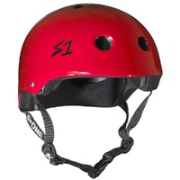 S1 S-One Lifer Certified Bright Red Gloss Helmet