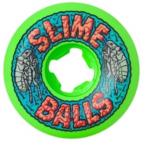 Slime Balls Flea Balls Speed Balls Green 99A 56mm Skateboard Wheels