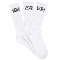 Vans Classic Crew White Size 9.5-13 Pack of 3 Socks