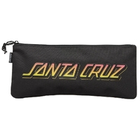 Santa Cruz Classic Strip Single Zip Black Pencil Case