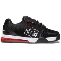 DC Versatile Black White Athletic Red Mens Skate Shoes