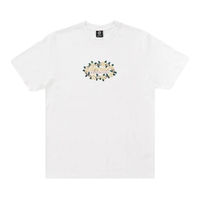 Afends Bloom Recycled Retro Graphic Logo White T-Shirt