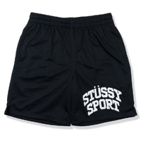 Stussy Sport Mesh Black Shorts