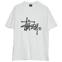 Stussy Solid Graffiti C White T-Shirt