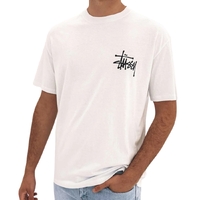 Stussy Graffiti Heavyweight White T-Shirt