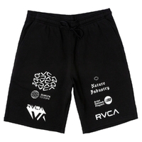 RVCA All Brand Sport IV 19 Black White Shorts