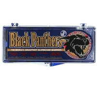Shortys Black Panther Abec 5 Skateboard Bearings