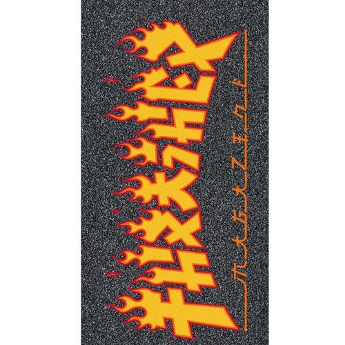 Mob x Thrasher Monster Flame Perforated 9 x 33 Skateboard Grip Tape Sheet
