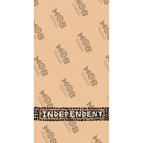 Mob X Independent Tile Bar Strip Clear 9 x 33 Skateboard Grip Tape Sheet