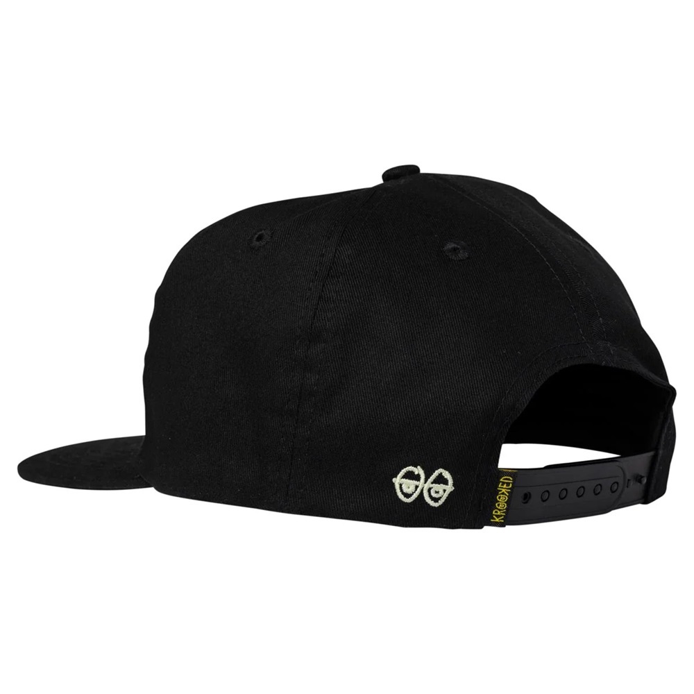 Krooked Side Eyes Black Adjustable Hat Cap
