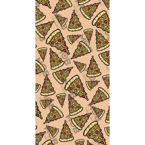 Mob Party Favors Pizza Clear 9 x 33 Skateboard Grip Tape Sheet