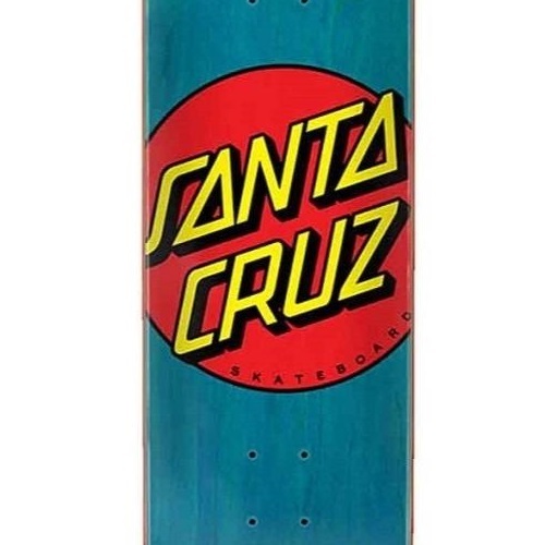 Santa Cruz Classic Dot Blue 8.5 Skateboard Deck