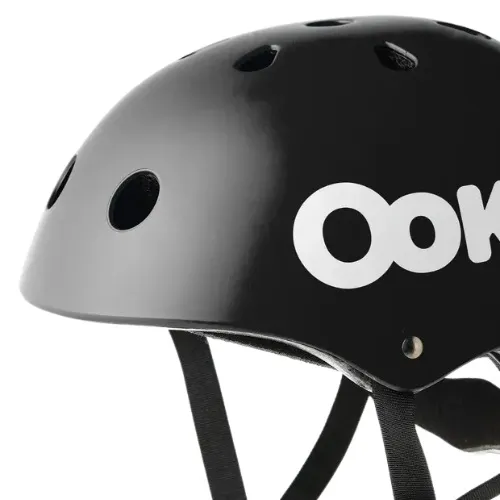 Ookkie Kids Black Certified Helmet