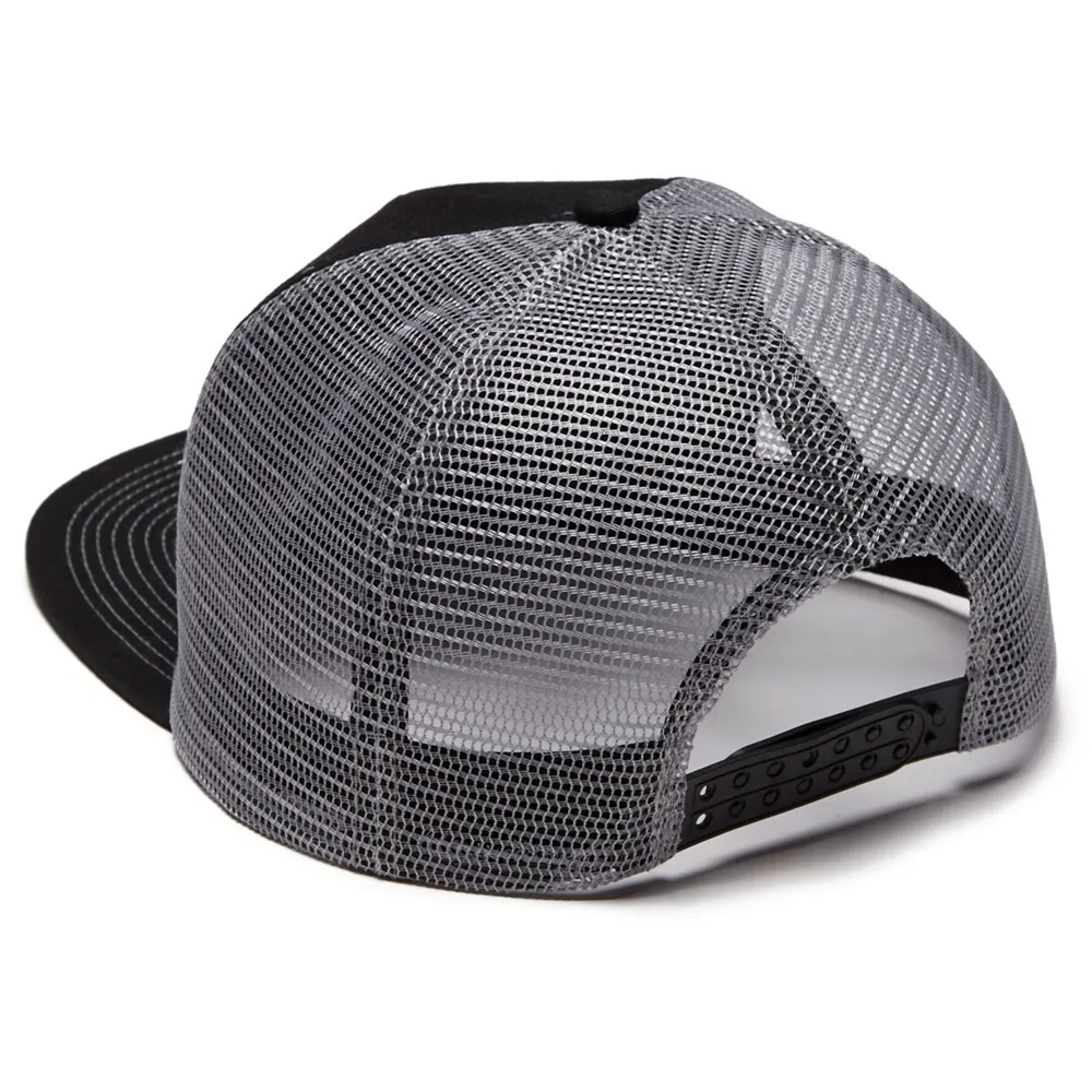 Thrasher Skategoat Black Grey Mesh Snapback Hat
