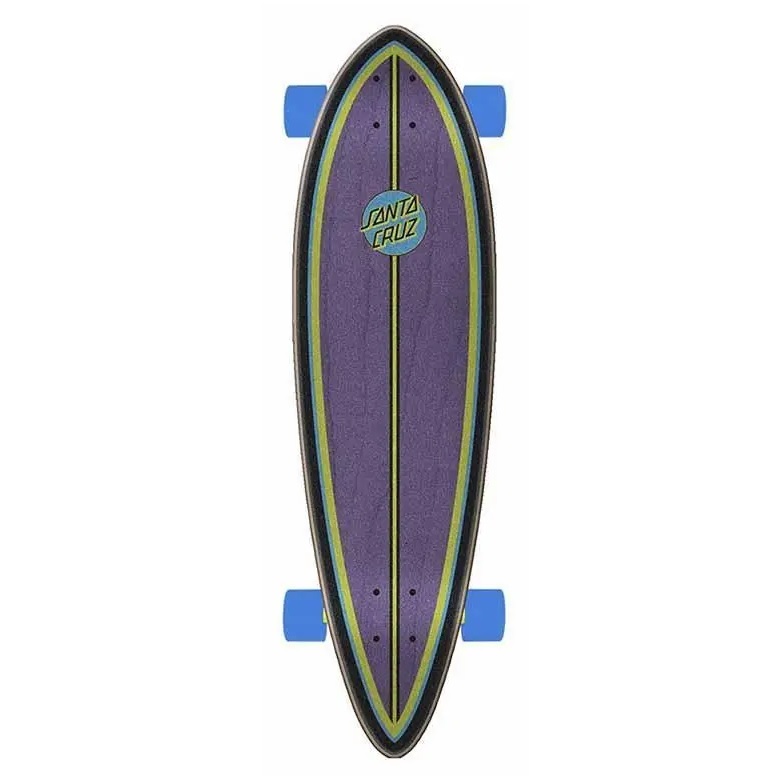 Santa Cruz Dot Splatter Pintail 33 Cruiser Skateboard